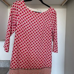Old Navy Patterned Pink/Red/White Dress